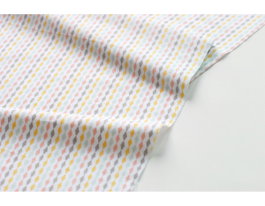 Dailylike Tela Algodón Side Walk con Cenefas y Motivos 1,10m x 3m