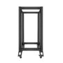 Lanberg OR01-6822-B Armario Rack Abierto 19 Pulgadas 22U Negro