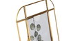 DKD Home Decor Marco de Fotos 10x15 Metal y Cristal Dorado