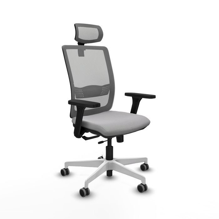 PIQUERAS Y CRESPO Silla de oficina Haches con mecanismo Sincro/Traslack, Gris PIQUERAS Y CRESPO Silla de oficina Haches con mecanismo Sincro/Traslack, Gris