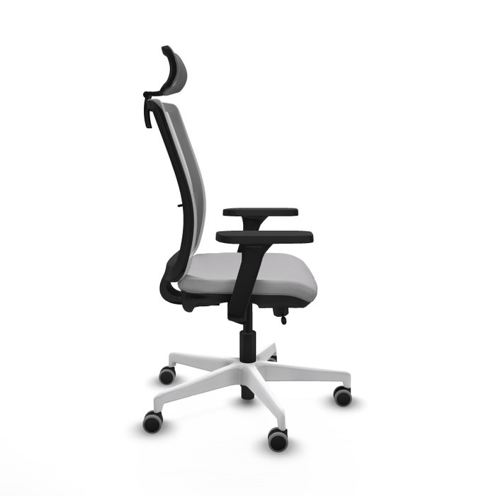 PIQUERAS Y CRESPO Silla de oficina Haches con mecanismo Sincro/Traslack, Gris PIQUERAS Y CRESPO Silla de oficina Haches con mecanismo Sincro/Traslack, Gris