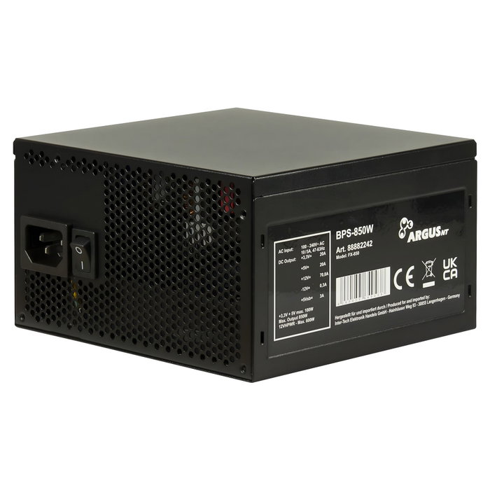 Inter-Tech Argus BPS-850 850W ATX 3.1 80 PLUS Bronze