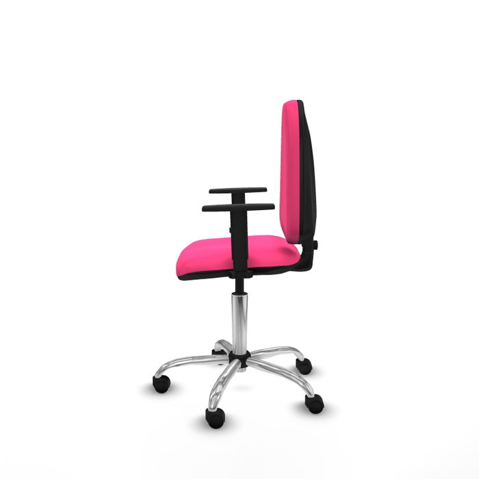 PIQUERAS Y CRESPO Silla de oficina Aýna Rosa con mecanismo Contacto permanente