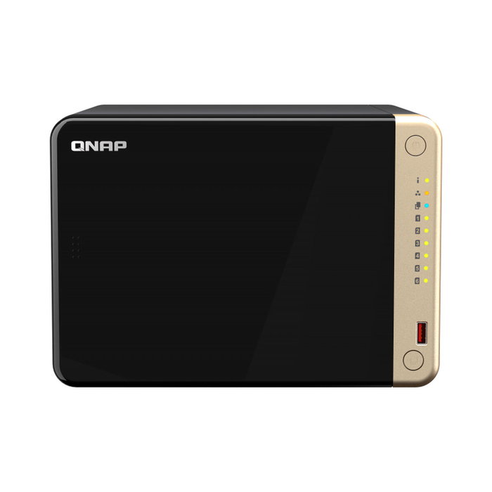 QNAP TS-664-8G NAS de 6 Bahías, Intel Celeron N5095, 8 GB RAM DDR4