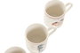 DKD Home Decor Mug Atlantico Porcelana New Bone Blanco Multicolor 5.3 x 6 x 8 cm (12 Unidades)