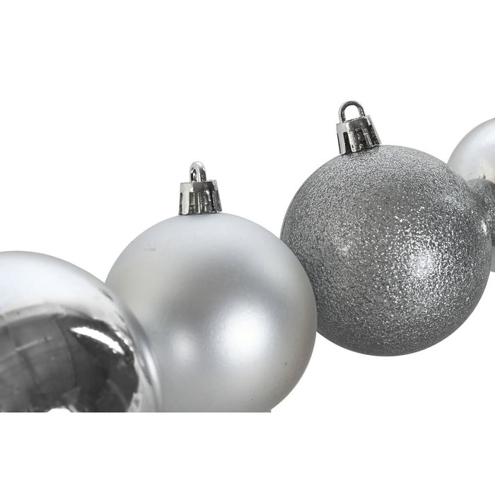 DKD Home Decor Set de 8 Bolas de Decoración Doradas en PVC