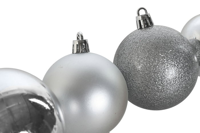 DKD Home Decor Bola Decoracion Navidad Moderna Dorado PVC Set de 33 Piezas 13 x 20 x 26 cm