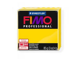Pasta Modelar Fimo Professional Amarillo Solido 85 Gr. (Set de 4)