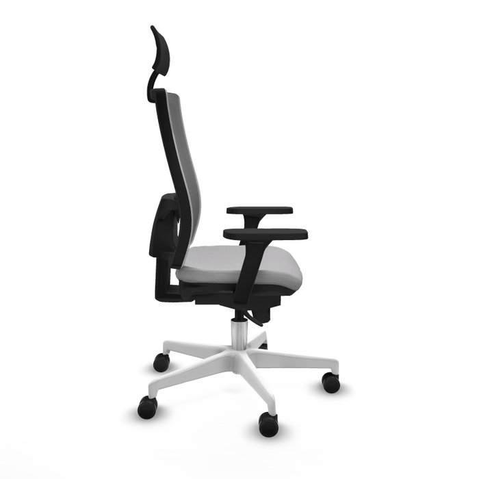 PIQUERAS Y CRESPO Silla de oficina Horna Gris con mecanismo Sincro