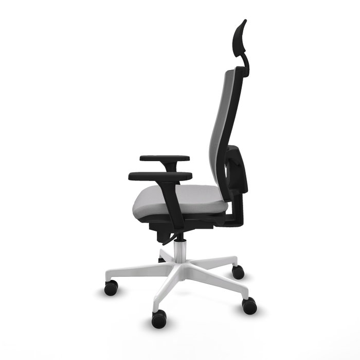PIQUERAS Y CRESPO Silla de oficina Horna Gris con mecanismo Sincro