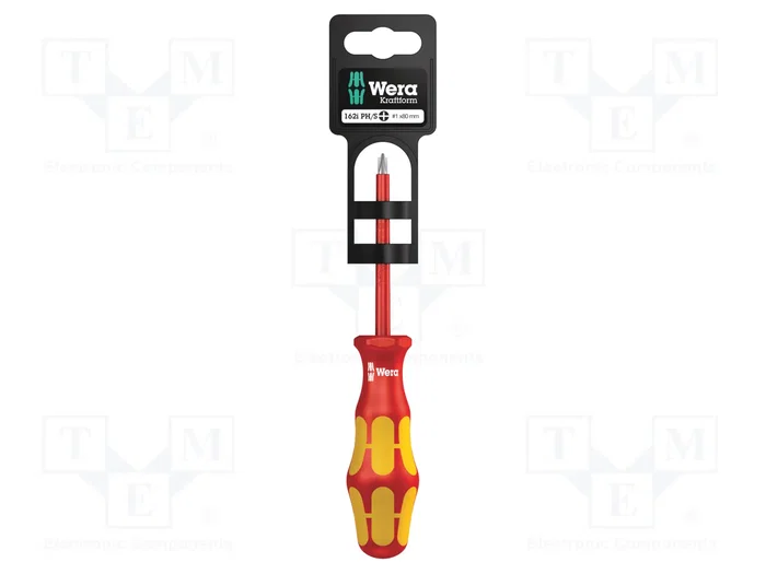 WERA Destornillador aislado PlusMinus tipo PH1/SL WERA Destornillador aislado PlusMinus tipo PH1/SL