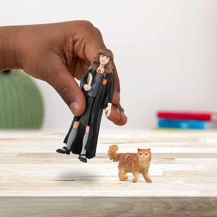 Schleich Hermione y Crookshanks - Gama Harry Potter