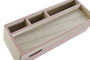 DKD Home Decor Organizador de Paulownia Rosa