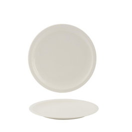 Summa Plato Llano Modern Vajilla Vitro Porcelana Marfil Diámetro 20 cm (Set de 6)