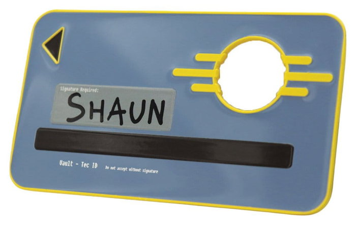 Fallout Réplica Security Keycard Vault 111 Limited Edition 11 cm