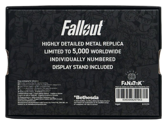Fallout Réplica Security Keycard Vault 111 Limited Edition 11 cm