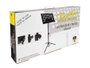 Atril Boston Metal Perforado Negro Bandeja 48X35 cm
