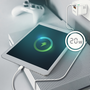 Aisens Cargador GaN 20W con USB-C PD3.0 y USB-A QC3.0, Blanco