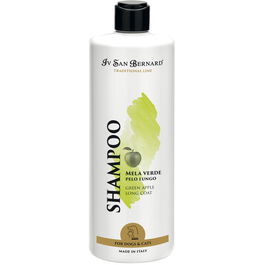 Iv San Bernard Champú Manzana Verde para Perros y Gatos de Pelo Largo, Limpia, Hidrata y Desenreda, 500ml