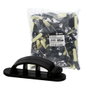 GSC Evolution Pack de 100 abrazaderas adhesivas para cable de 3 orificios