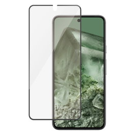 PanzerGlass Protector de Pantalla de Vidrio Templado para Google Pixel 8 | Ultra-Wide Fit, Aplicación en Seco, Resistente a Golpes y Rayones, Antibacteriano, 1 Unidad