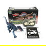 AMEWI Velociraptor RC Dinosaurio RTR 21cm, Sonido y Luces, 2.4 GHz, Batería de Litio, Control Remoto, Ref: 40010