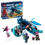 LEGO 71479 Moto Felina de Zoey DREAMZzz - Gato de Juguete Reconstruible 2 en 1, Se Transforma en Moto o Vehículo de Vuelo