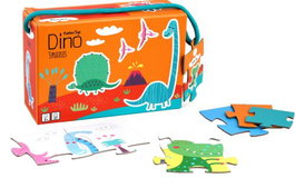 BARBO-TOYS Pequeños brillantes puzzle triple dinosaurio