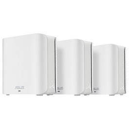 ASUS ZenWiFi BD4 WiFi 7 Mesh System 3er-Pack, BE3600 Dualband, Cobertura hasta 603 m2, 2x 2.5G WAN/LAN por Unidad, 3 Routers, Blanco