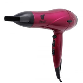 Thulos TH-HD809 Secador de Pelo Profesional 1600-2000W, Motor DC, 3 Temperaturas, 2 Velocidades, Incluye Concentrador y Difusor