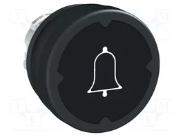 SCHNEIDER ELECTRIC Interruptor de presión Harmony XB4 negro 22mm