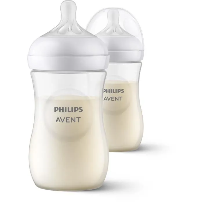 Philips Avent Conjunto de 3 Botellas Naturales 3.0 SCY903/02 - 260 ml