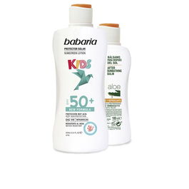 Babaria Solar Infantil SPF50+ Leche Lote 2 Piezas Alta Protección Pieles Sensibles Waterproof Ocean Respect