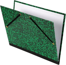 CANSON - GUARRO Carpeta de Dibujo de Cartón con Gomas Mármol Verde 52x72 cm