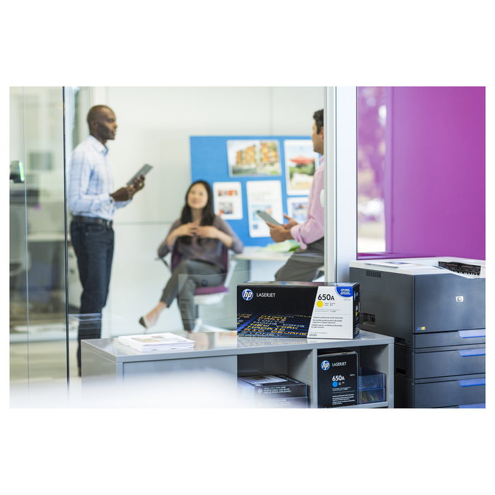 HP Toner CE271A Cian Original para LaserJet Enterprise M750, Cartucho estándar 15.000 páginas, 1 unidad