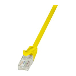 Goobay Cable de parcheo Cat5e U/UTP 1m Amarillo