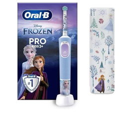 Oral-B VITALITY INFANTIL FROZEN Cepillo Eléctrico para Niños Mayores de 3 Años con Diseño Frozen, 2 Modos de Limpieza, Compatible con App Disney Magic Timer y Pegatinas Incluidas
