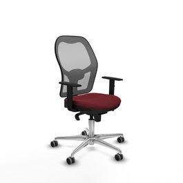 PIQUERAS Y CRESPO Silla de oficina Jorquera Granate y Gris