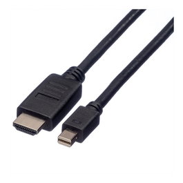 ROLINE Cable DisplayPort a Mini DisplayPort, 1,5 m, Negro