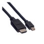 ROLINE Cable DisplayPort a Mini DisplayPort, 1,5 m, Negro