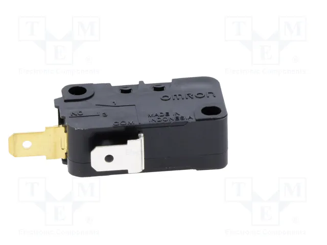 Aratas (Formerly Omron Components) Microconmutador SNAP ACTION D3V, 16A/250VAC, SPST-NO