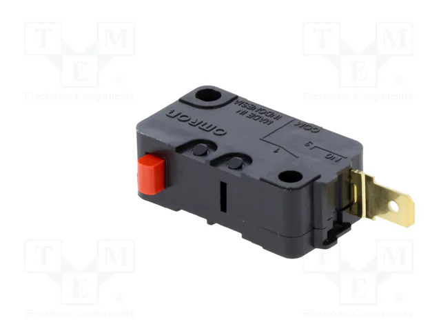 Aratas (Formerly Omron Components) Microconmutador SNAP ACTION D3V, 16A/250VAC, SPST-NO