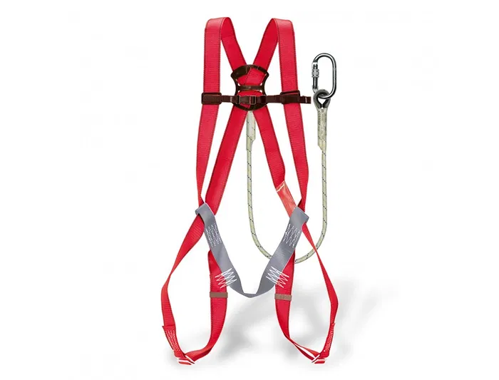 Faru Arnés anticaídas P01 Cuerda C170 Mosquetones Virola Bolsa Porta Arnés Seguridad Trabajo