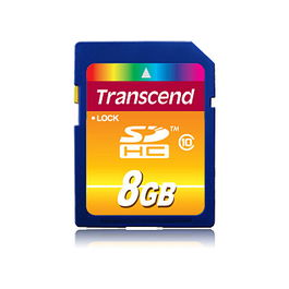 Transcend TS8GSDHC10 Tarjeta de Memoria SDHC Ultimate Clase 10 de 8GB con Velocidad de 10MB/s