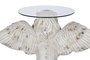 DKD Home Decor Mesita Auxiliar Magnesia León Alado Gris