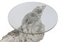 DKD Home Decor Mesita Auxiliar Magnesia León Alado Gris