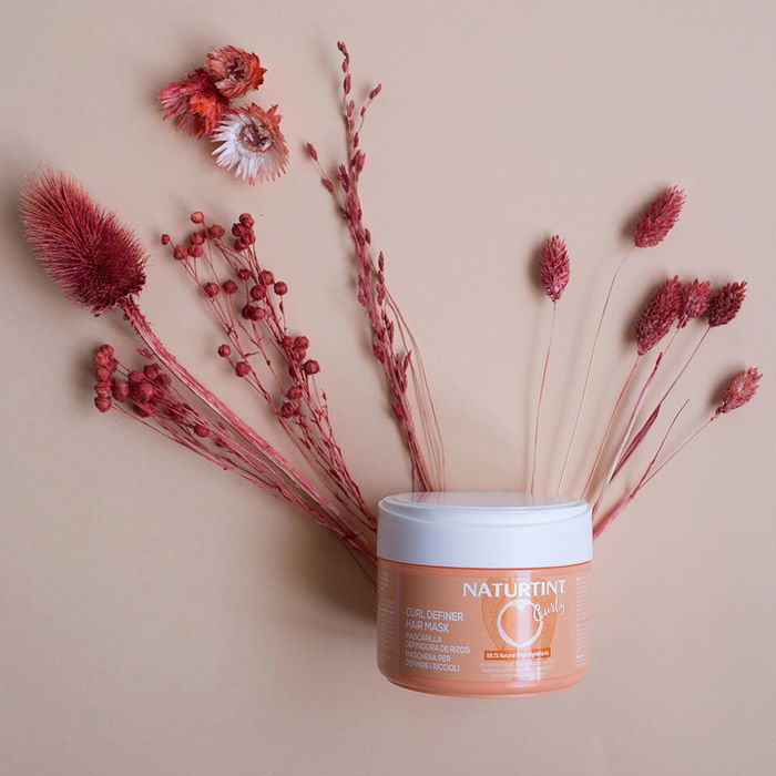 Naturtint CURLY Mascarilla Definidora de Rizos 300 ml con 98% Ingredientes Naturales, Libre de Parabenos y Siliconas, Compatible con el Método Curly para Rizos Suaves y Definidos