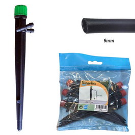 Riegolux RGX GO Estaca con Gotero Bolsa de 6 Unidades