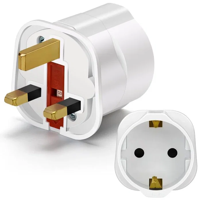 Aigostar Adaptador de viaje universal a tipo alemán blanco Aigostar Adaptador de viaje universal a tipo alemán blanco