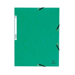 Exacompta Carpeta Nature Future Verde con Gomas y 3 Solapas